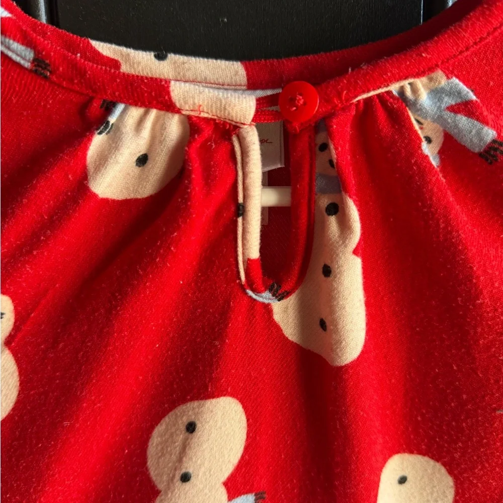 Hanna Andersson girls Winter sleepwear long sleeve pajama dress Bundle Size 10 - Picture 10 of 16